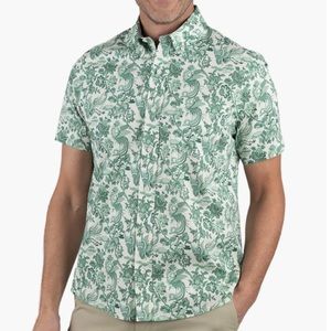 Tailor Vintage Performance Stretch Poplin Button-Up Shirt